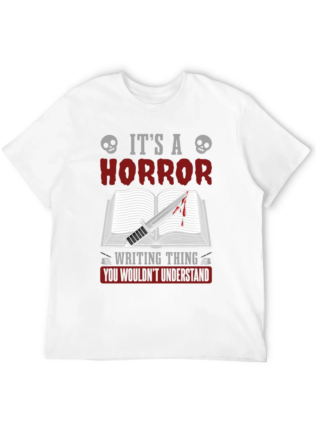 Horror Writing Thing T-Shirt product image 11