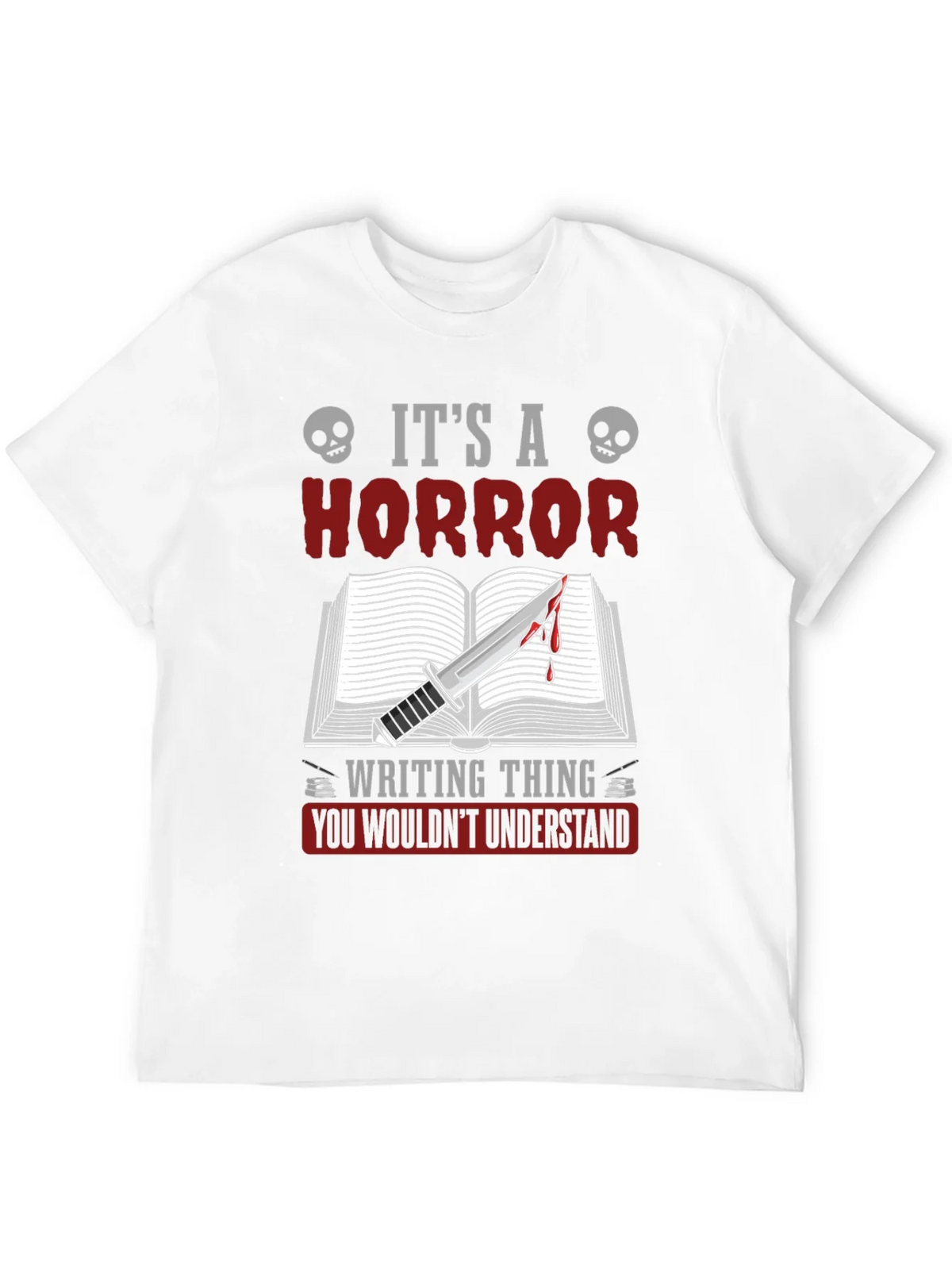 Horror Writing Thing T-Shirt product image 11