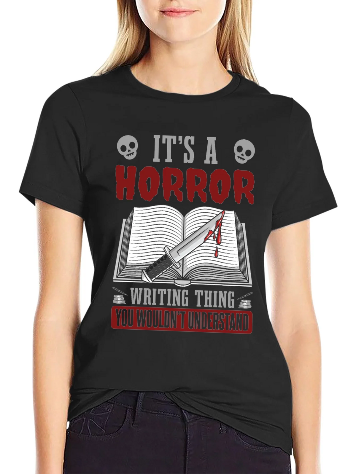 Horror Writing Thing T-Shirt product image 2
