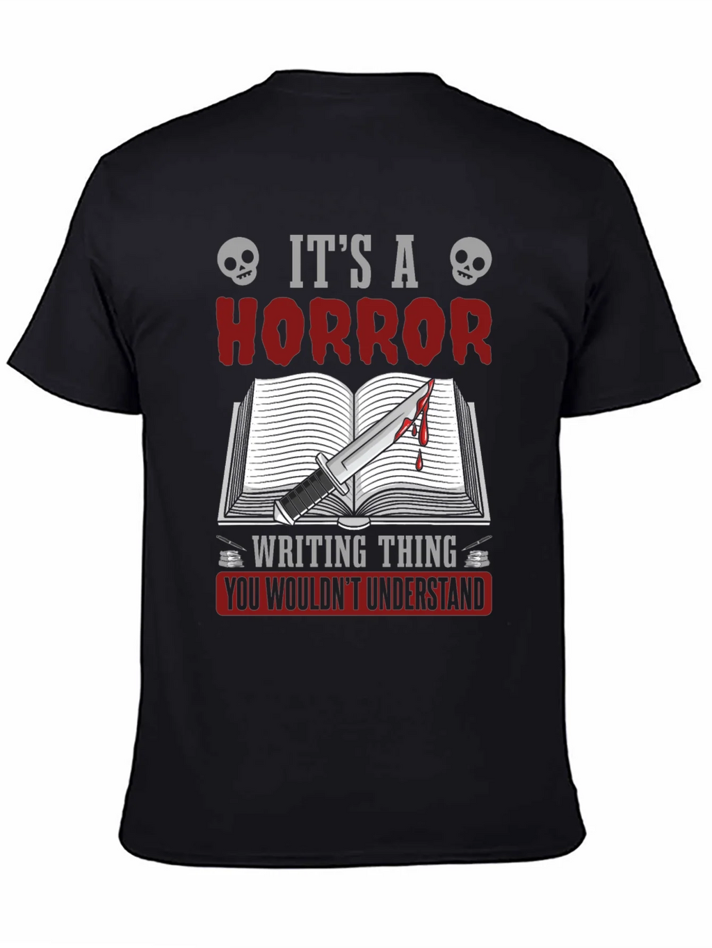 Horror Writing Thing T-Shirt product image 4