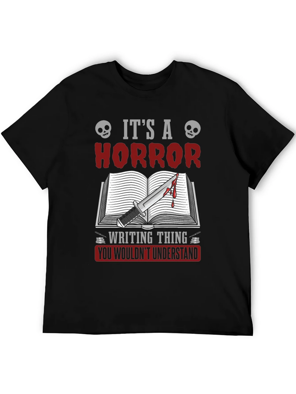 Horror Writing Thing T-Shirt product image 5
