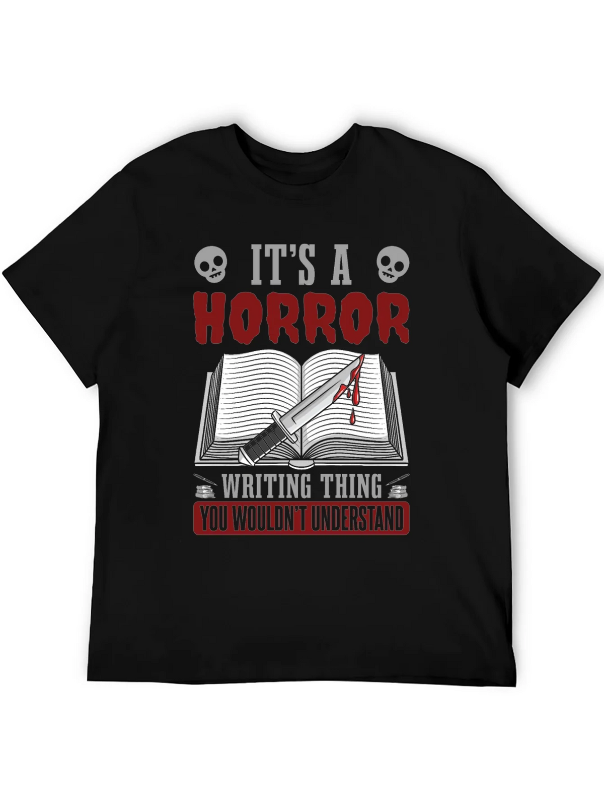 Horror Writing Thing T-Shirt product image 5