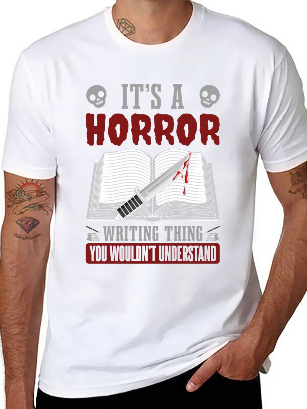 Horror Writing Thing T-Shirt product image 7