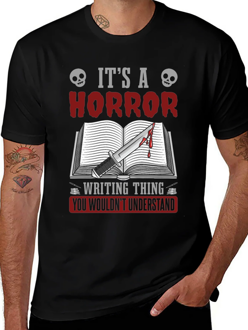 Horror Writing Thing T-Shirt product image 1