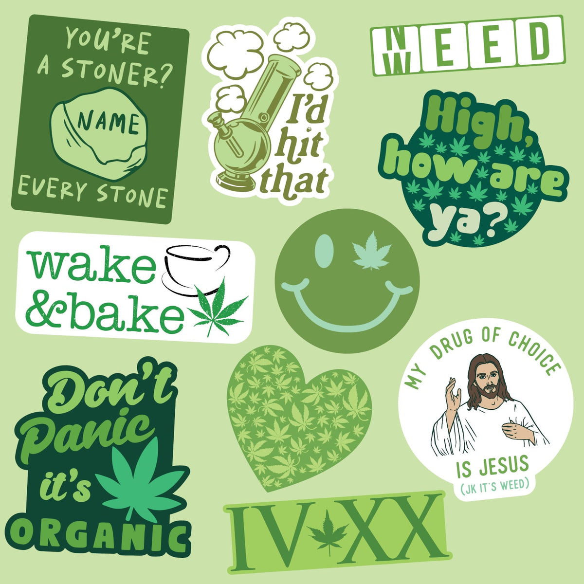 Weed Stickers