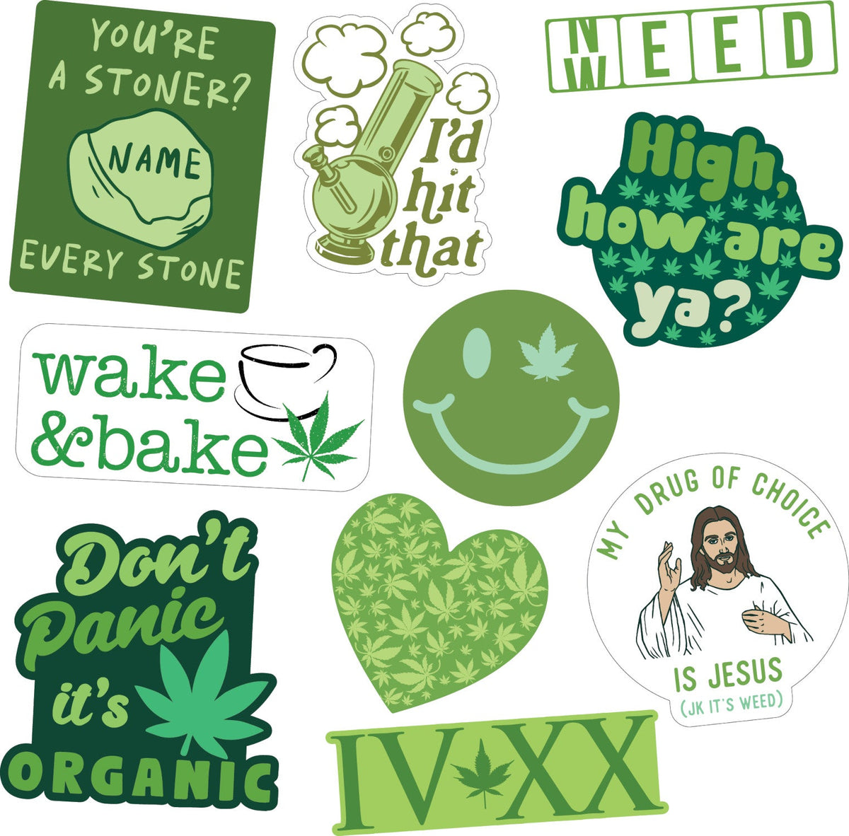 Weed Stickers