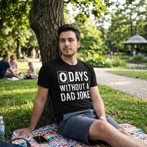 0 Days Without A Dad Joke Men's T Shirt product image 2