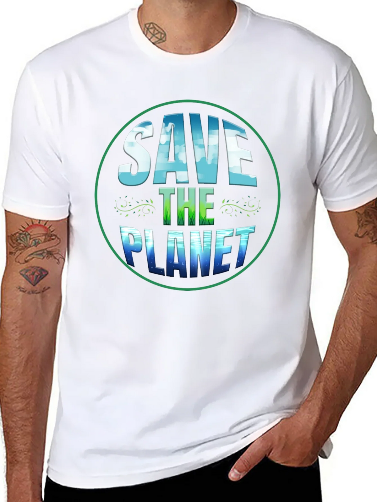Save the Planet Graphic T-Shirt product image 6
