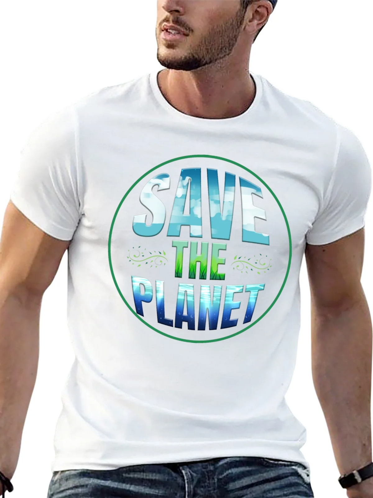 Save the Planet Graphic T-Shirt product image 10