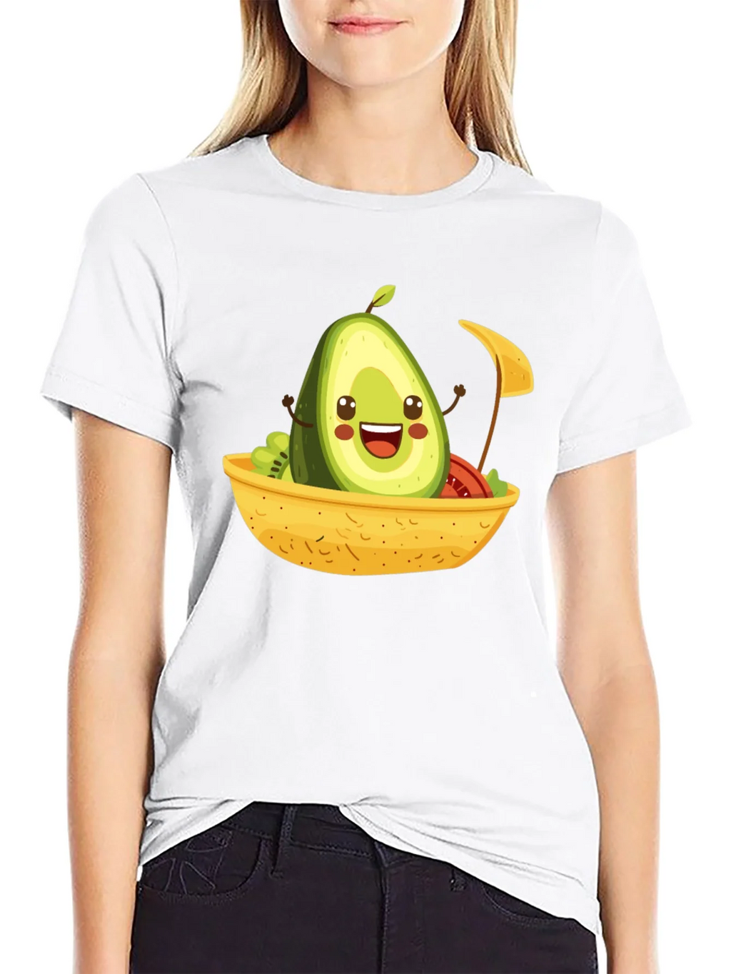 Avocado Boat T-Shirt - Cute Foodie Tee product image 7