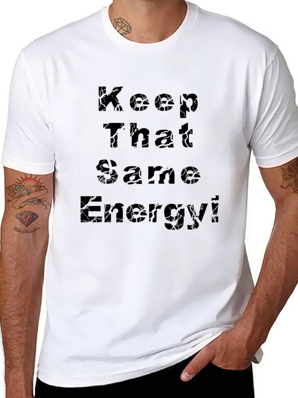 Keep That Same Energy Black T-Shirt product image 7