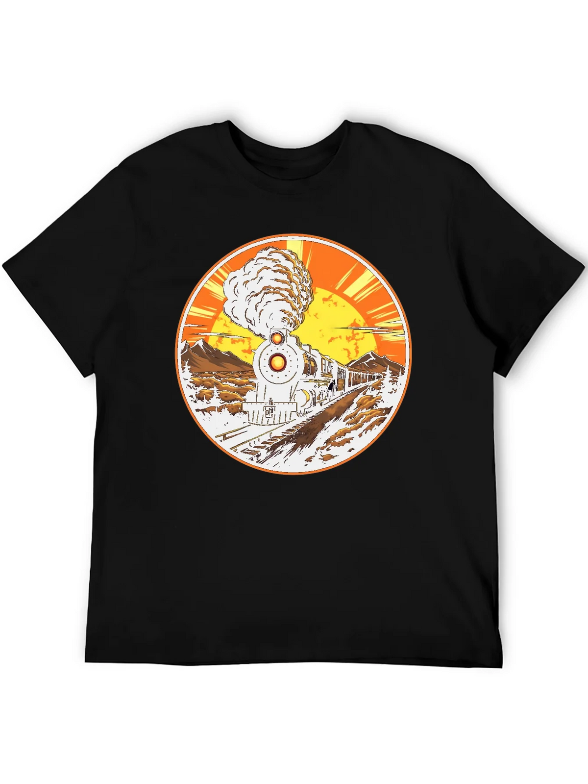 Vintage Train Graphic Tee product image 4