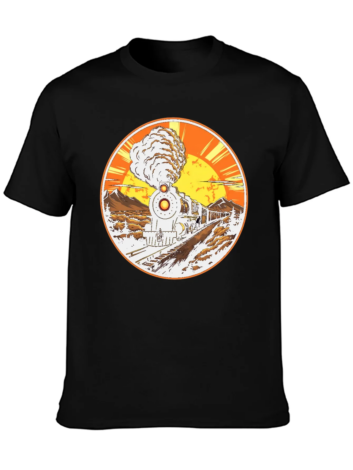 Vintage Train Graphic Tee product image 3
