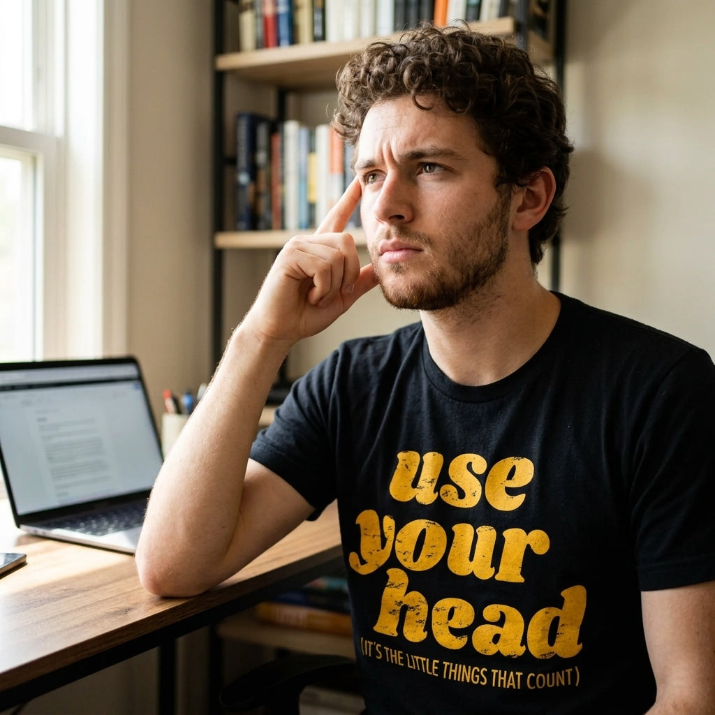Use Your Head Men's T Shirt product image 2