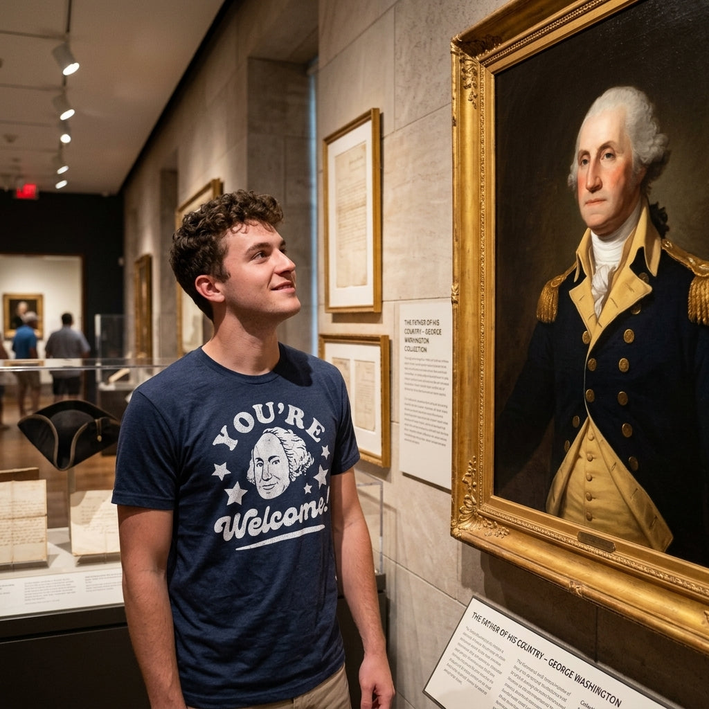 Youre Welcome George Washington Men's T Shirt product image 4