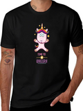 Time to be Unicorn Black T-Shirt product image 1