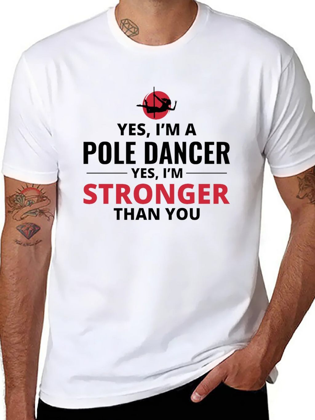 Yes Im a Pole Dancer T-Shirt product image 7