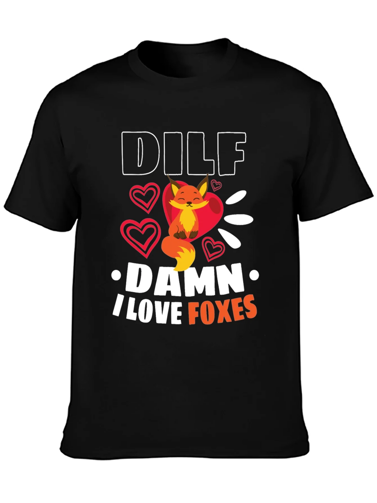 DILF Damn I Love Foxes Graphic T-Shirt product image 3