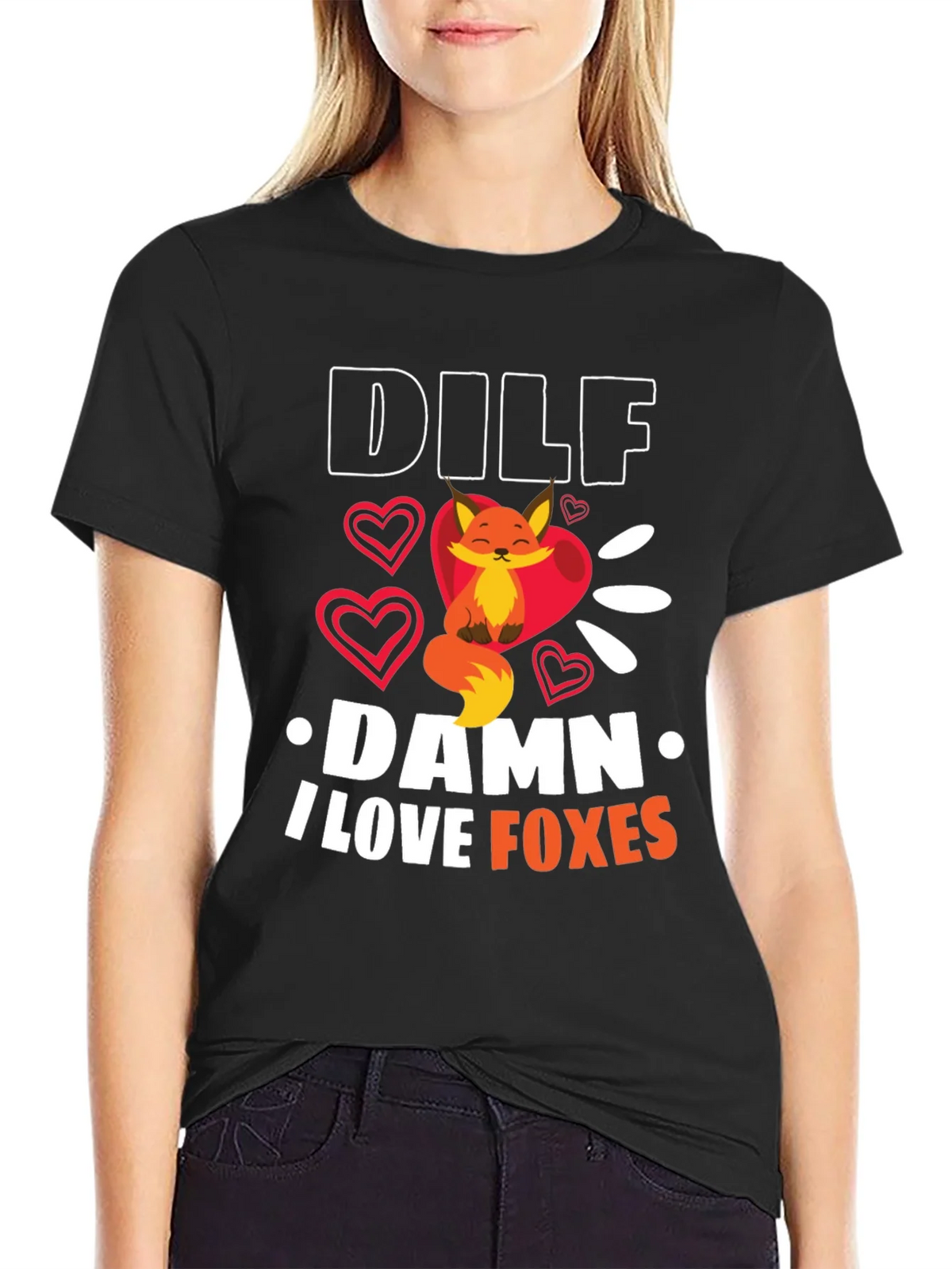 DILF Damn I Love Foxes Graphic T-Shirt product image 2