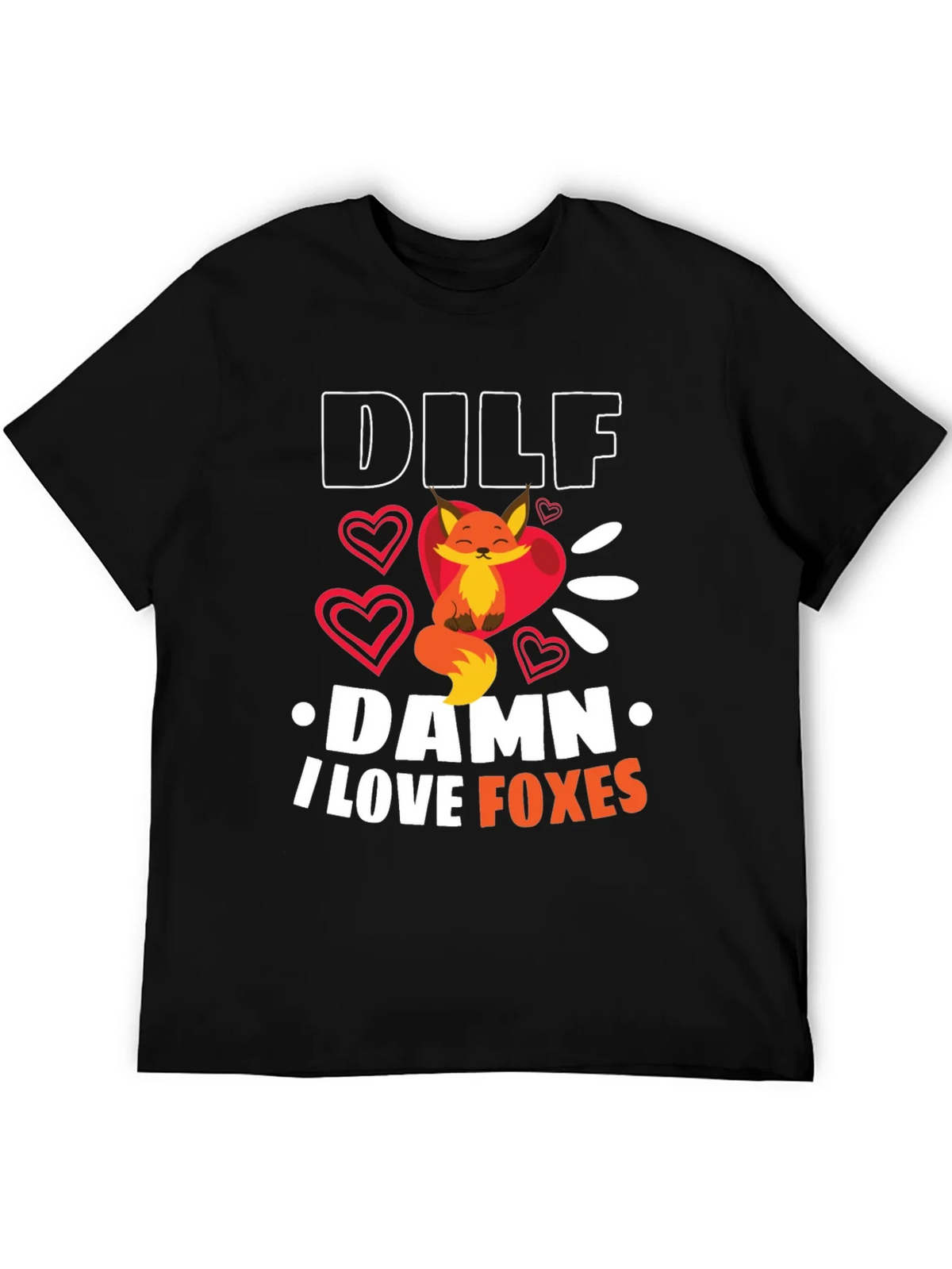 DILF Damn I Love Foxes Graphic T-Shirt product image 5