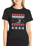 Dachshund Through The Snow Christmas T-Shirt product image 1