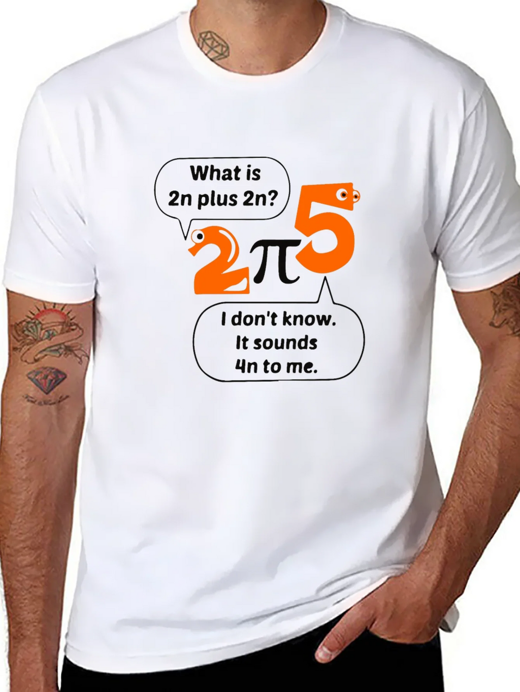 Funny Math T-Shirt: 2n Plus 2n product image 5