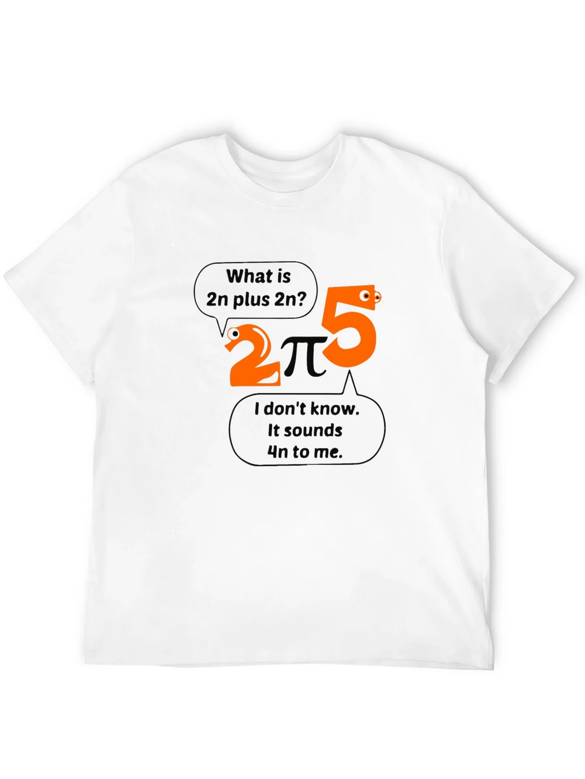 Funny Math T-Shirt: 2n Plus 2n product image 9