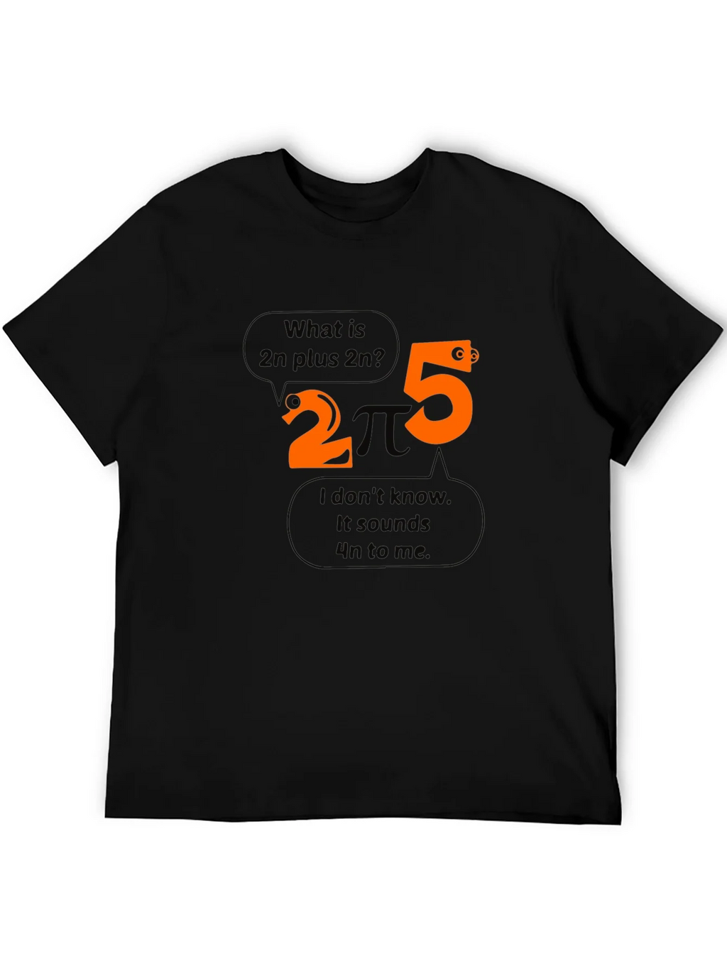 Funny Math T-Shirt: 2n Plus 2n product image 3