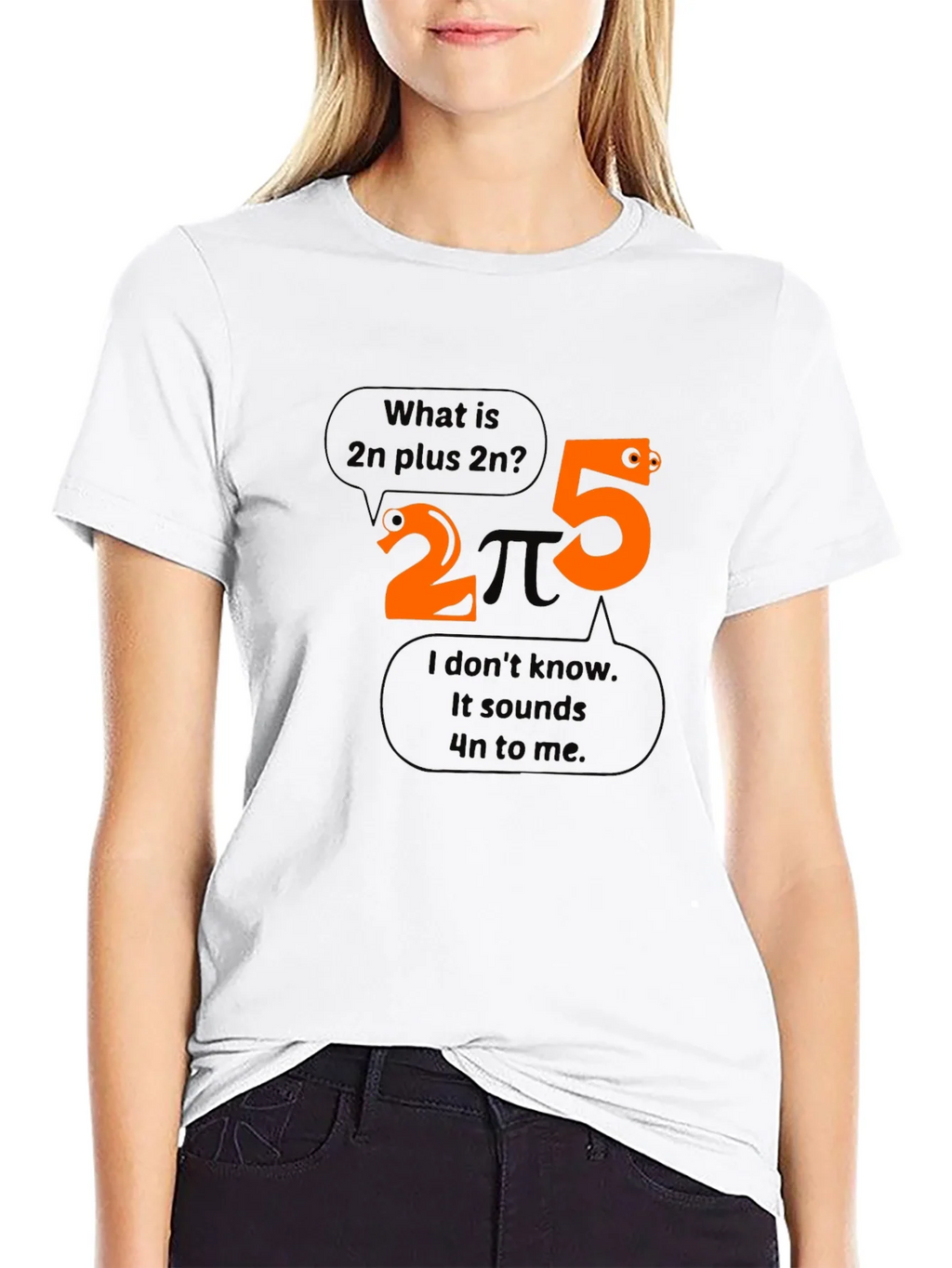 Funny Math T-Shirt: 2n Plus 2n product image 6