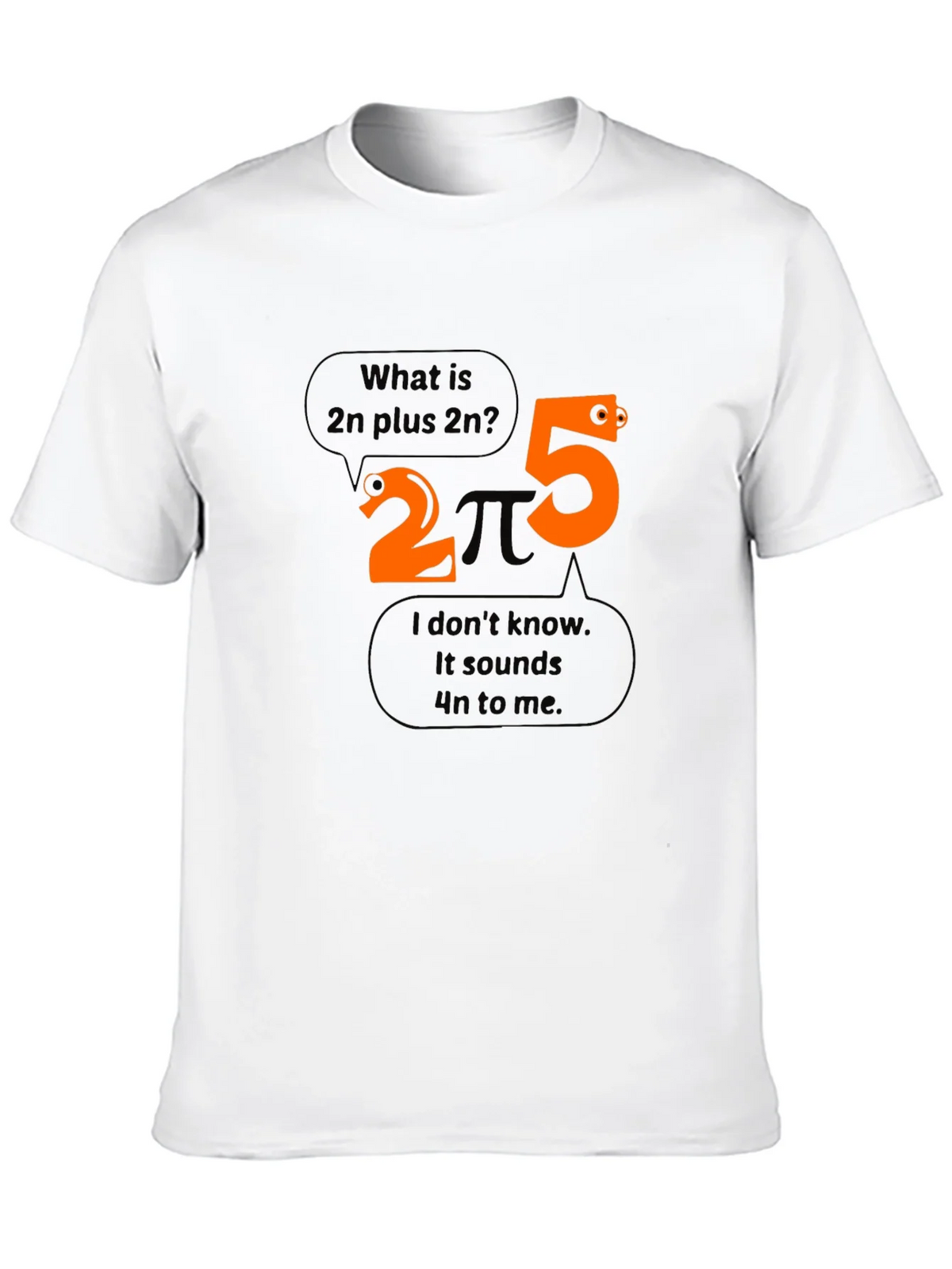 Funny Math T-Shirt: 2n Plus 2n product image 7