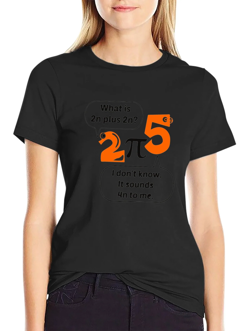 Funny Math T-Shirt: 2n Plus 2n product image 2