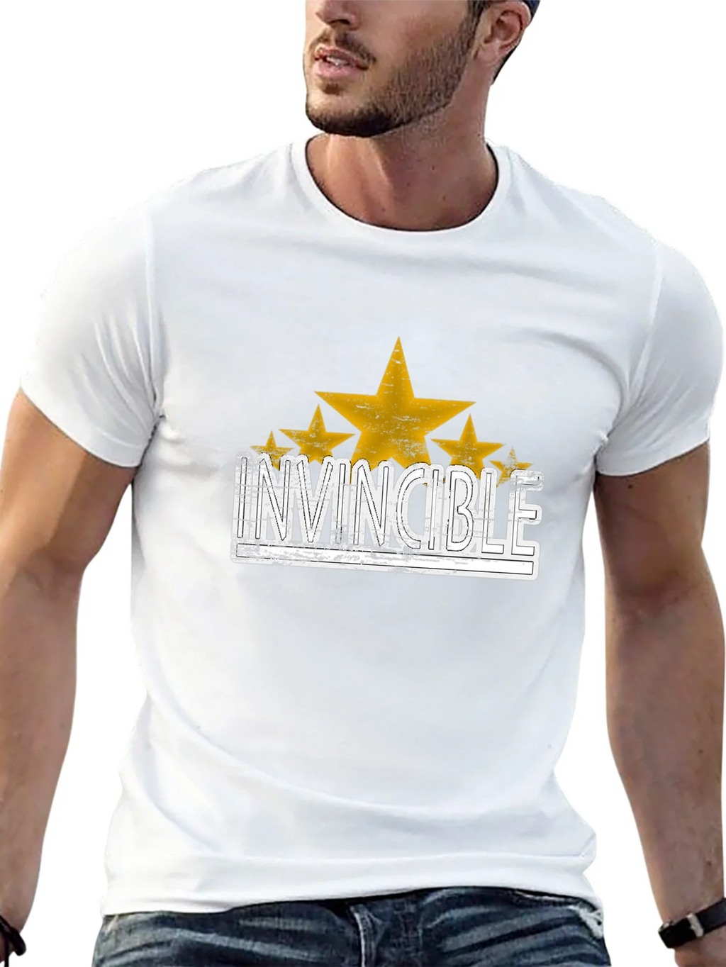 Invincible Star Graphic T-Shirt - Trendy Design product image 10