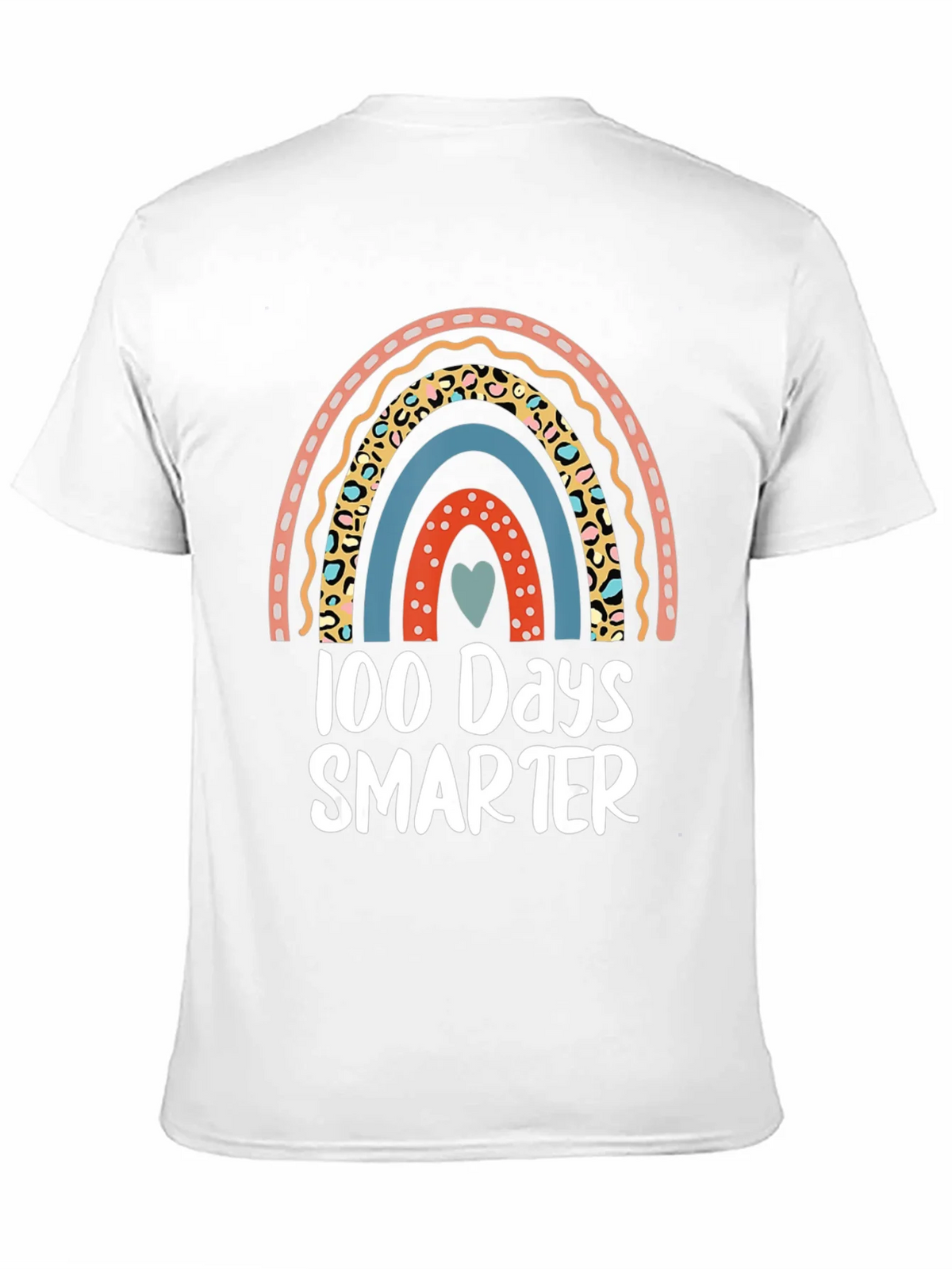100 Days Smarter Rainbow Graphic Tee product image 10